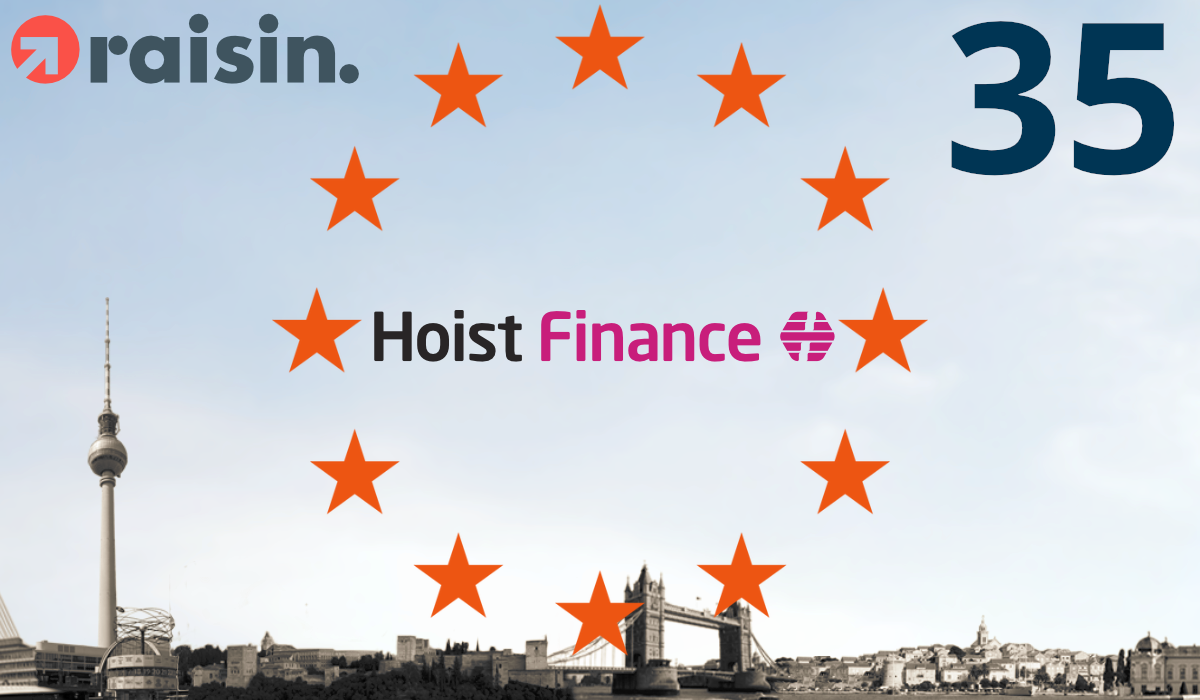 Raisin Makes Saving Possible with a Minimum of 1,000 Euro – Hoist Finance from Sweden Is Partner Number 35