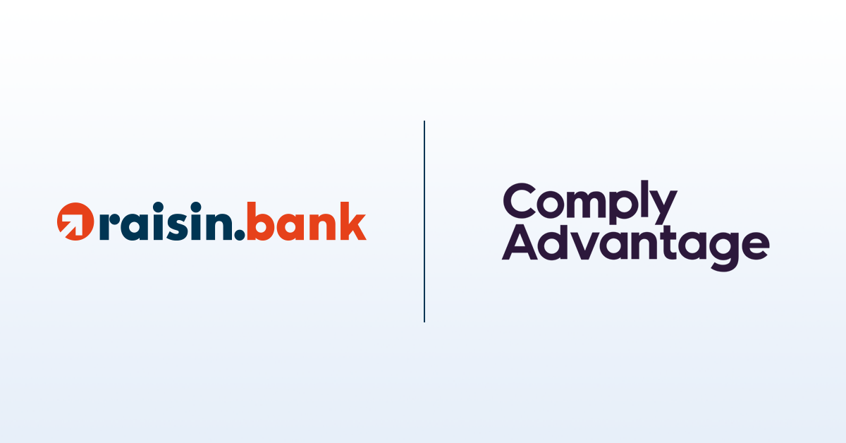 Raisin Bank teams up with ComplyAdvantage to scale its anti-money laundering program